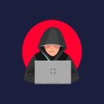 Hackear com capuz e laptop, símbolo de golpe e proteção financeira contra falsos advogados.